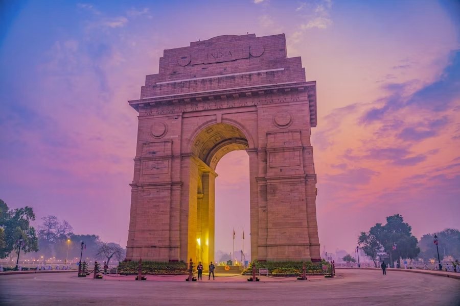 New Delhi branch city skyline